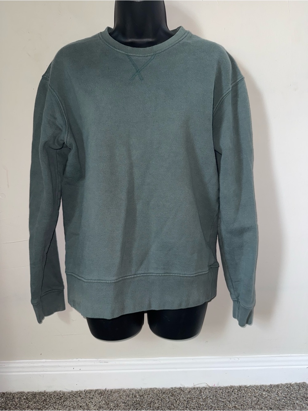 Zara Women's Crewneck Sweater - Slate Green